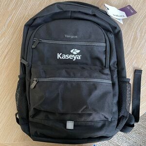 Kaseya Branded Black Targus Backpack - Professional Laptop Pack